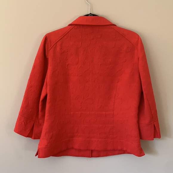 Orange Jones New York collection jacket. Size 12. Beautiful for the holidays! - Picture 4 of 5